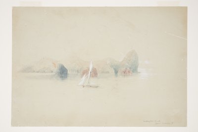 Wellington Head, Great Barrier Island by Charles Heaphy
